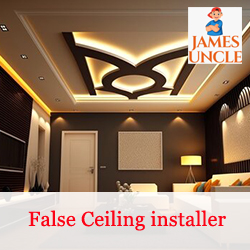 False Ceiling installer Mr. Dip Bhadra in Rautari